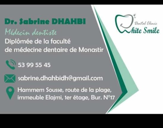 Dr Sabrine DHAHBI